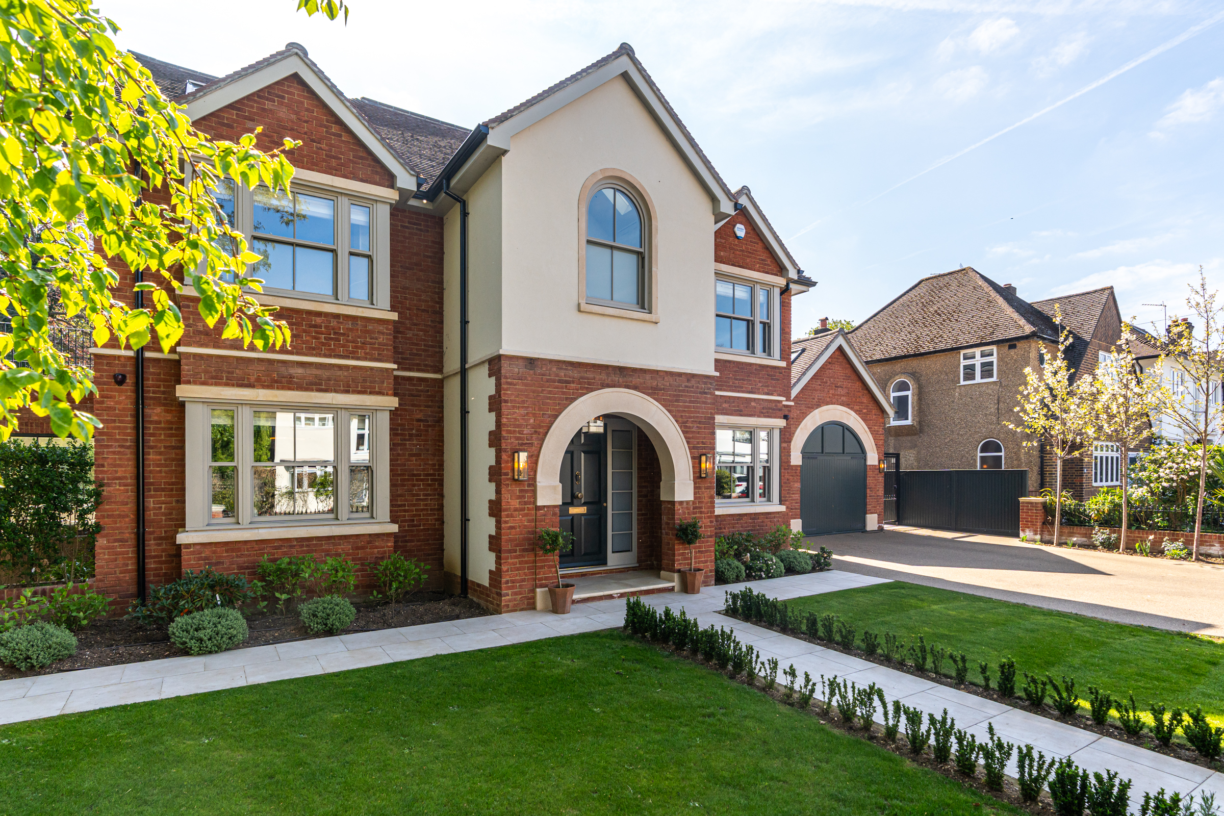 Exceptional riverside retreat with verdant vistas and fine amenities