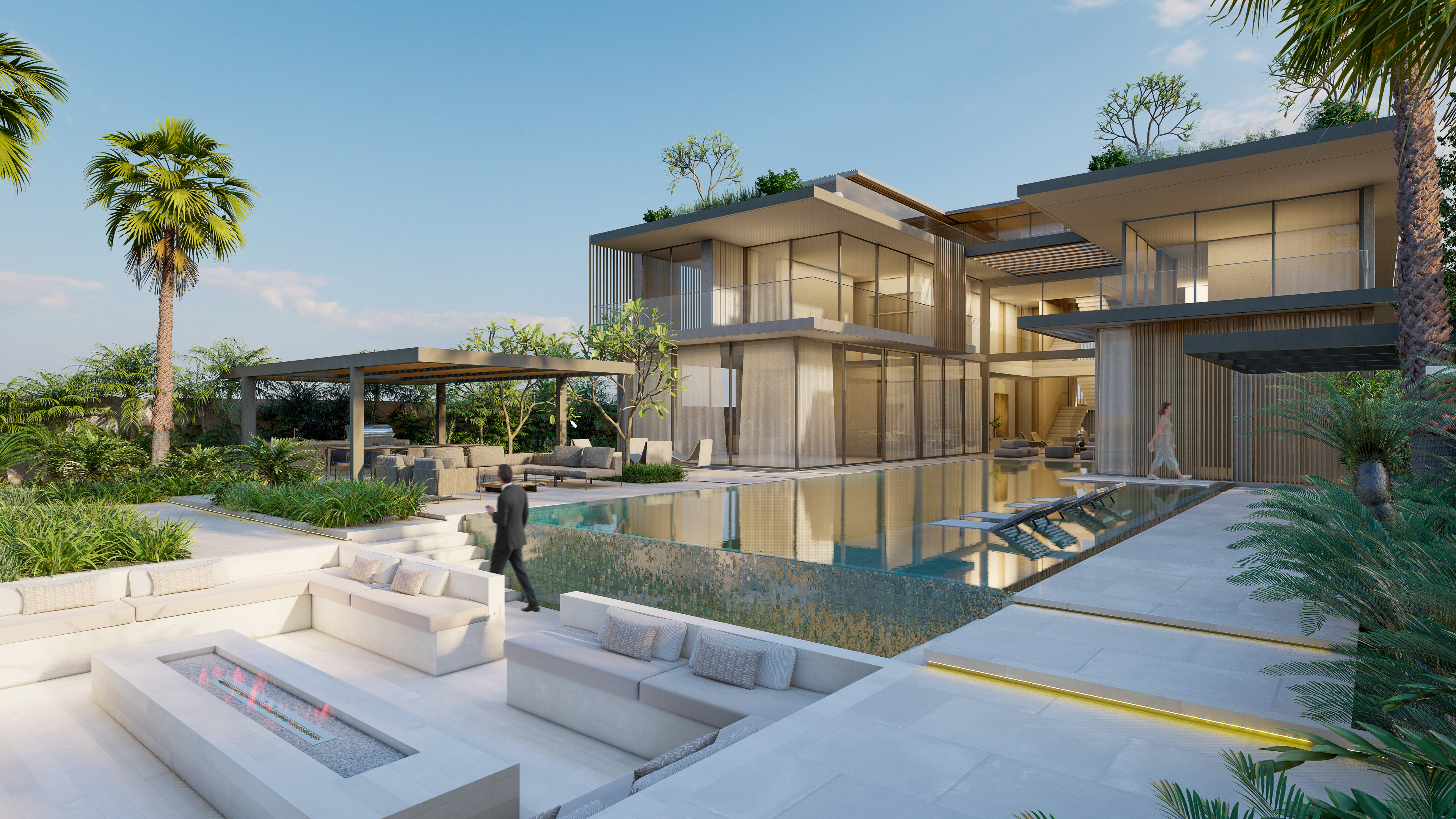 Custom Built Modern 6-Bedroom Beach Villa Mansion