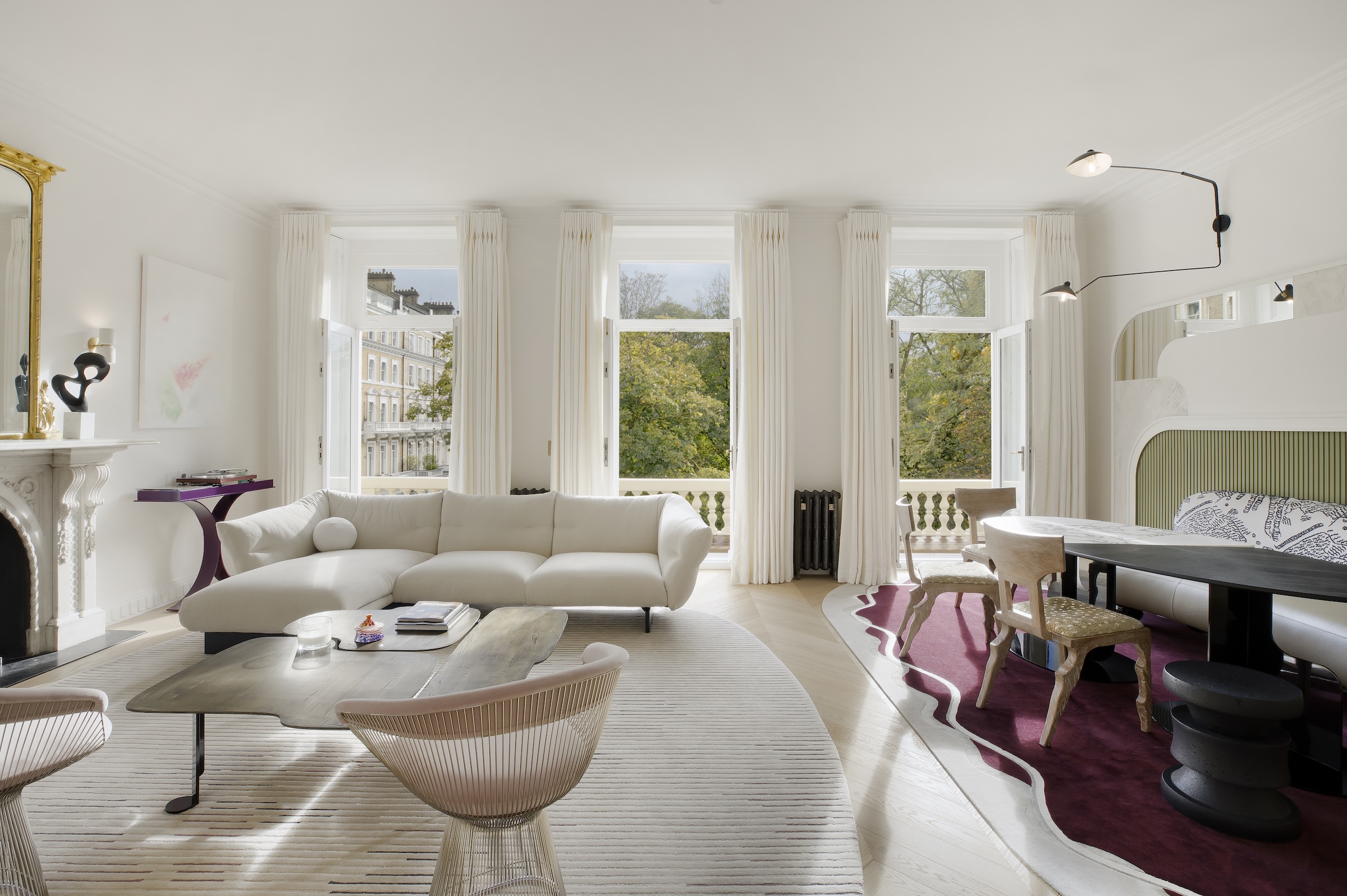 Stunning apartment with French interiors for sale in South Kensington