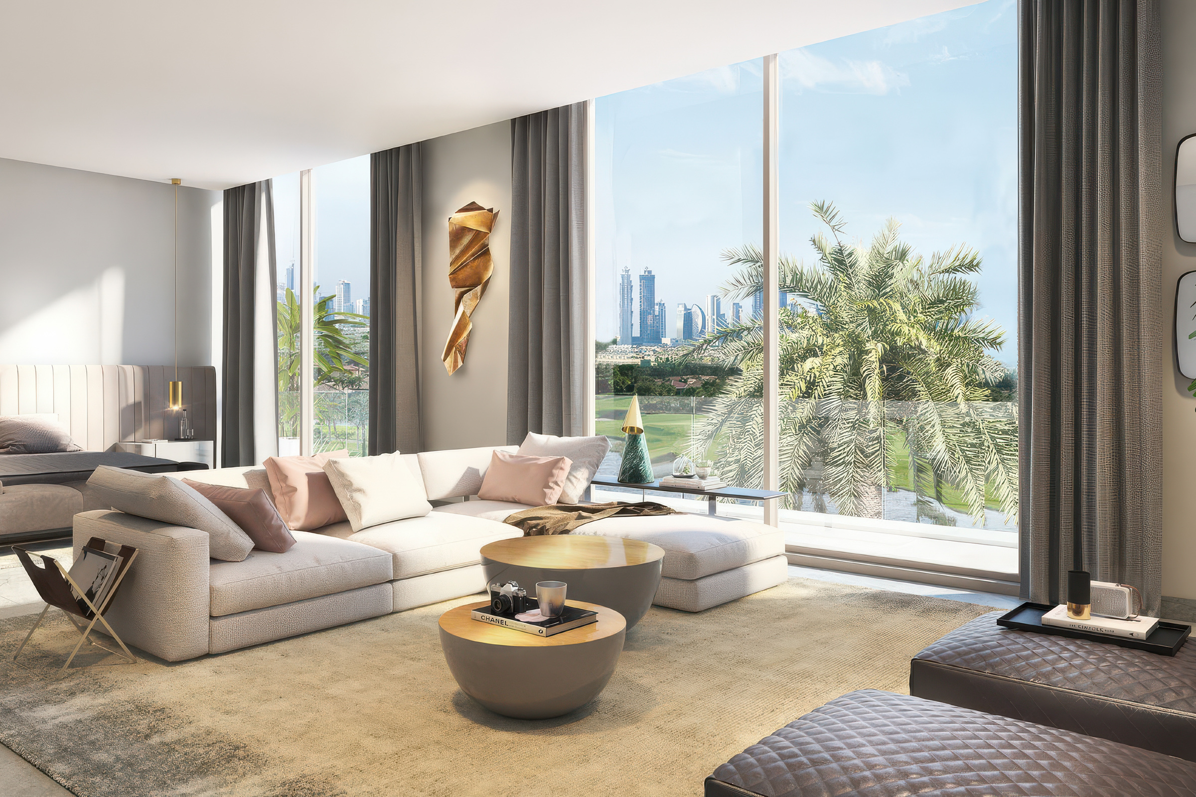 Park-Facing Villa with Roof Terrace in Golf Place