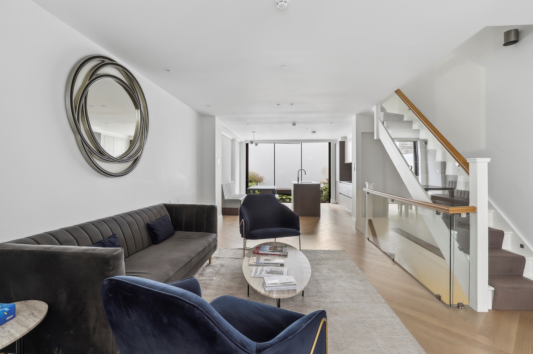 A beautifully presented and three-bedroom house in the heart of Knightsbridge