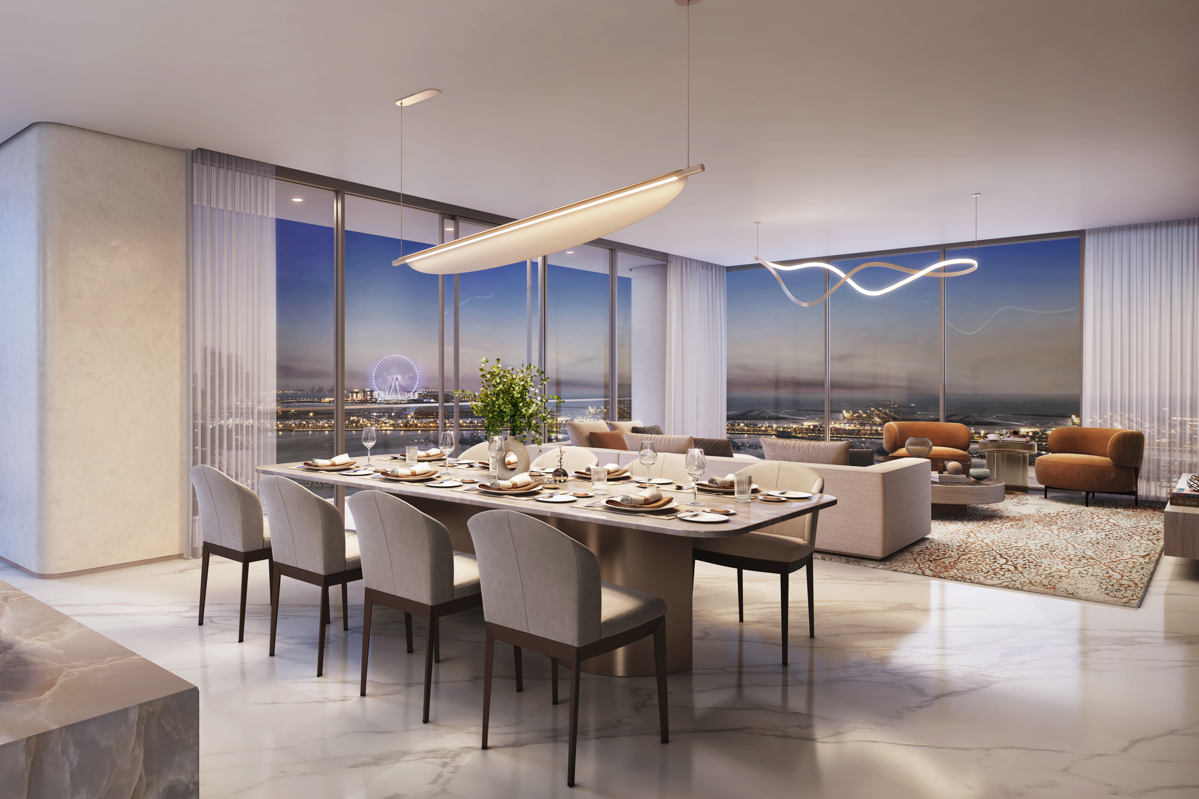 Elegant Apartment with Full Sunset Views