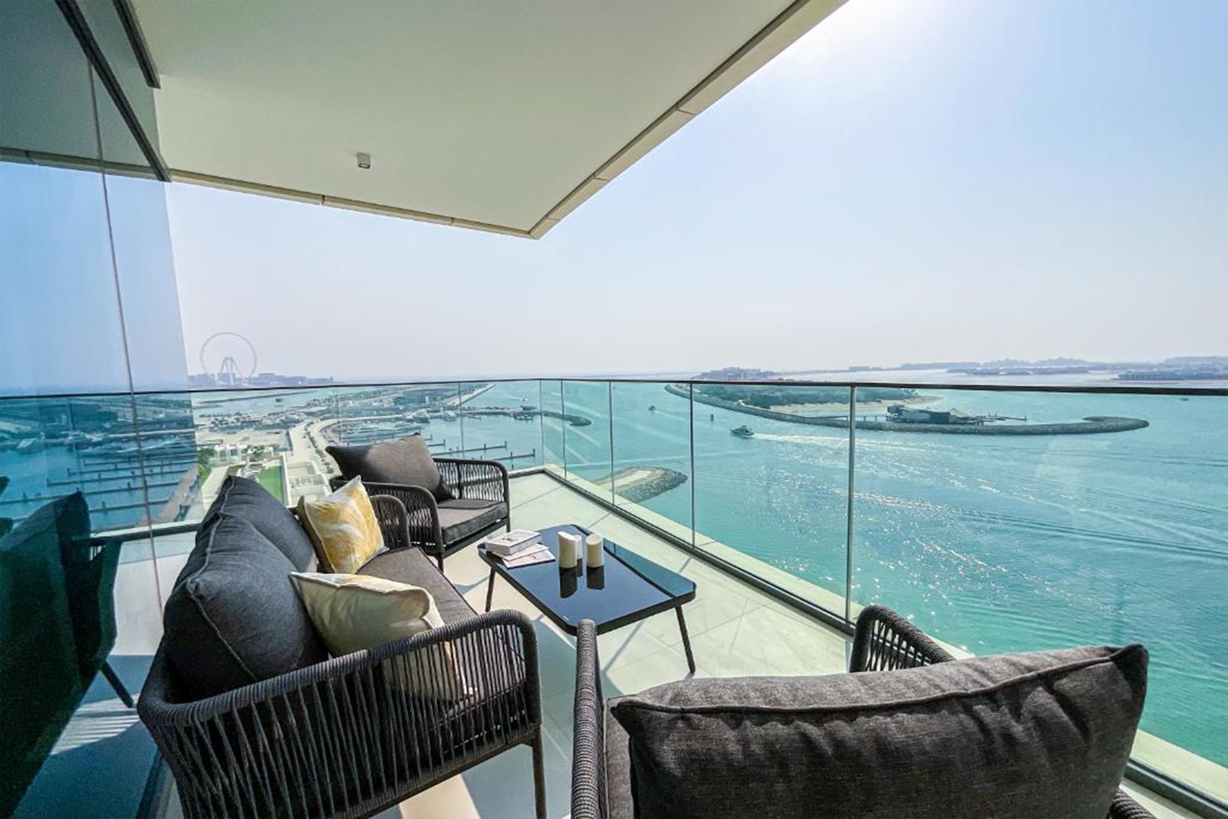 Fully Furnished Best Layout 3BR with Full Sea View