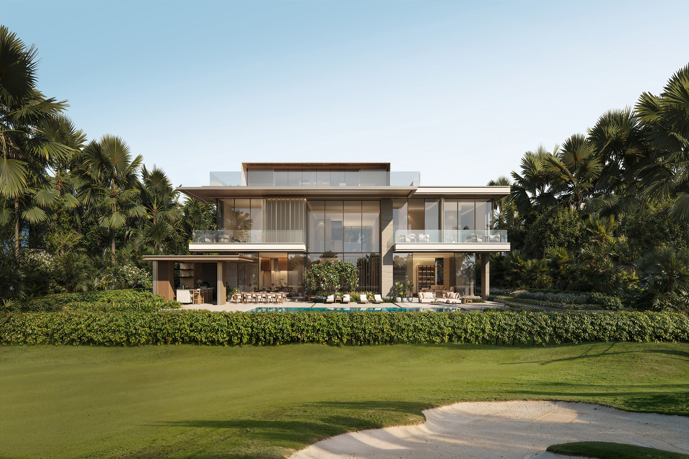 Majestic Four Seasons Villa with Serene Golf Views