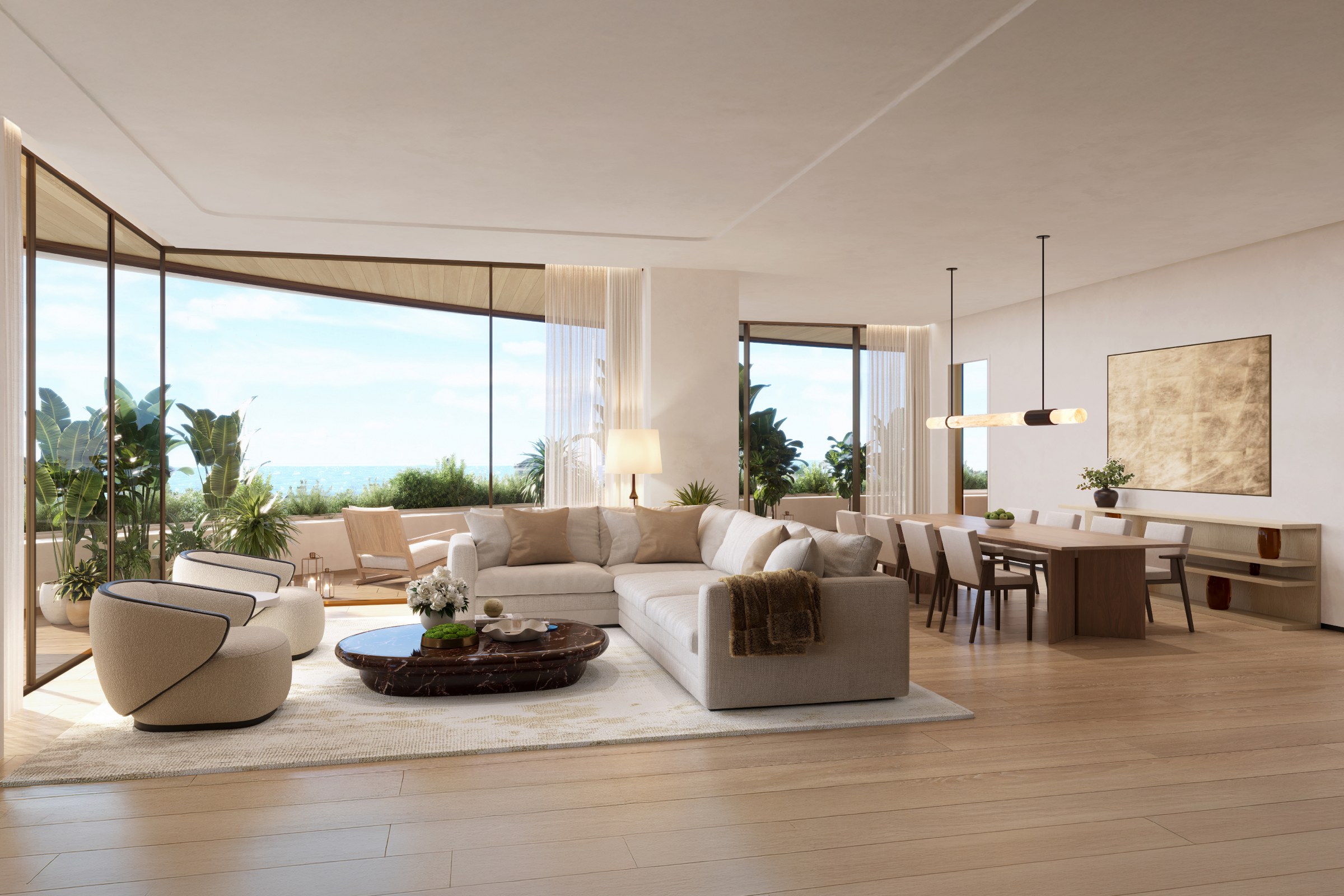 Dubai Edition Apartment Overlooking City Skyline