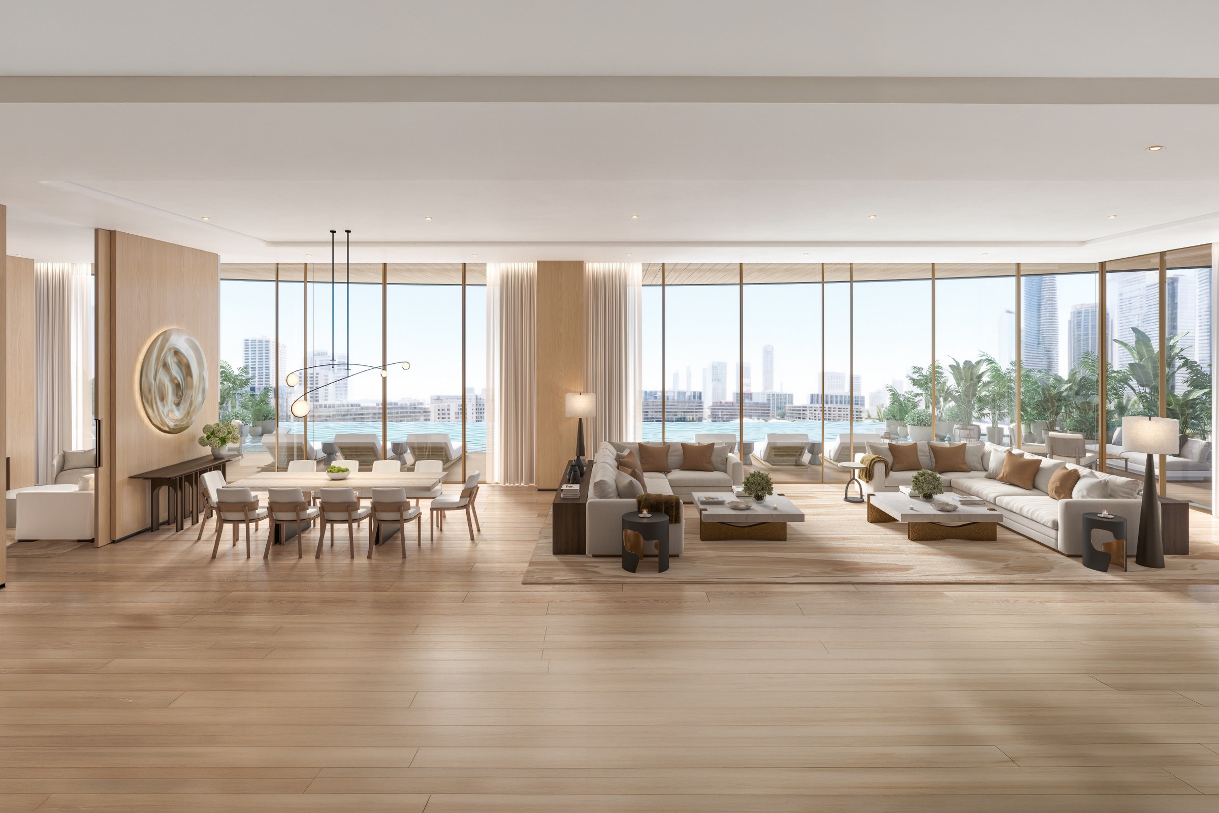 Branded Apartment with Wraparound Terrace at Dubai Edition