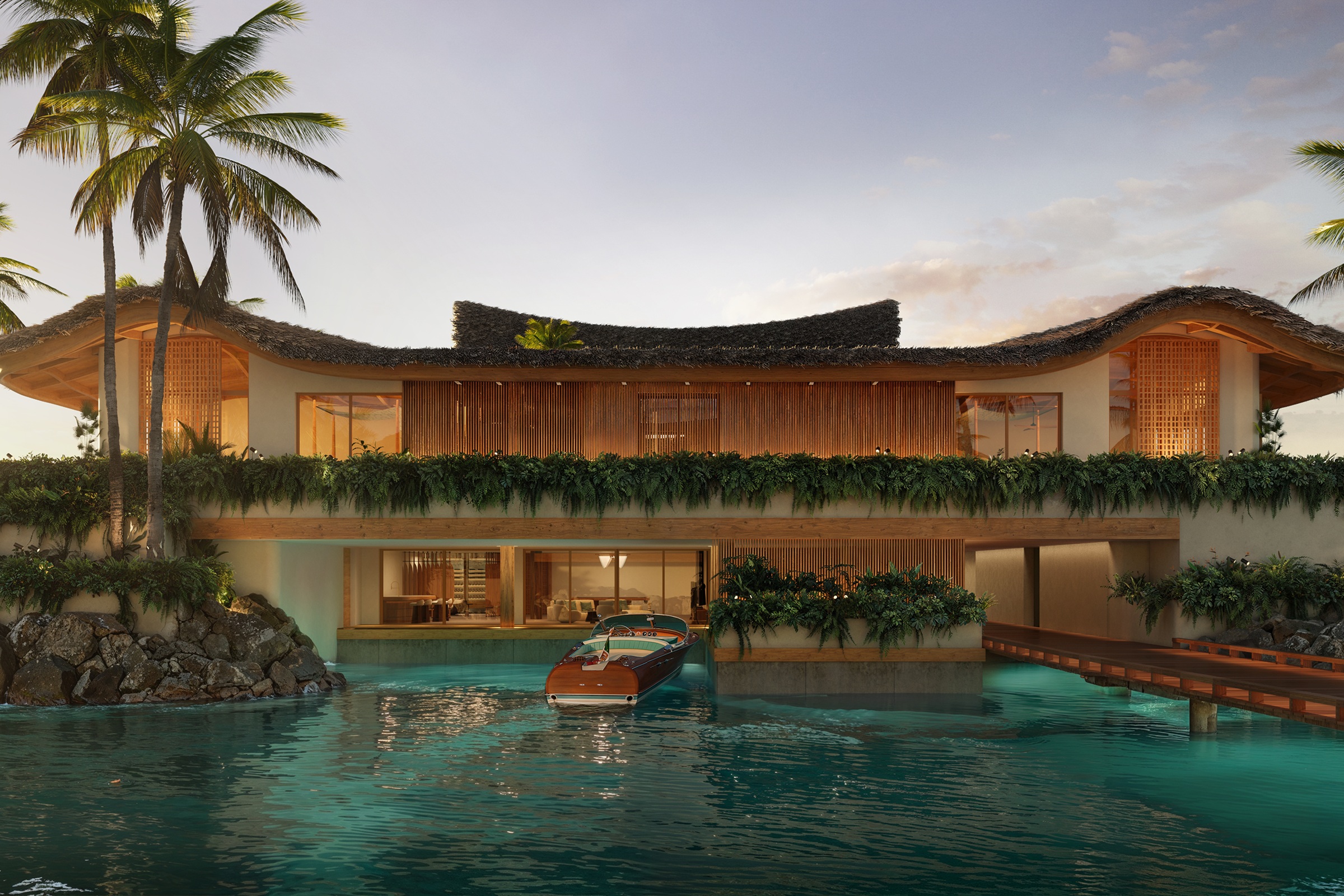 Rare Island Villa with Private Pier in Maldives
