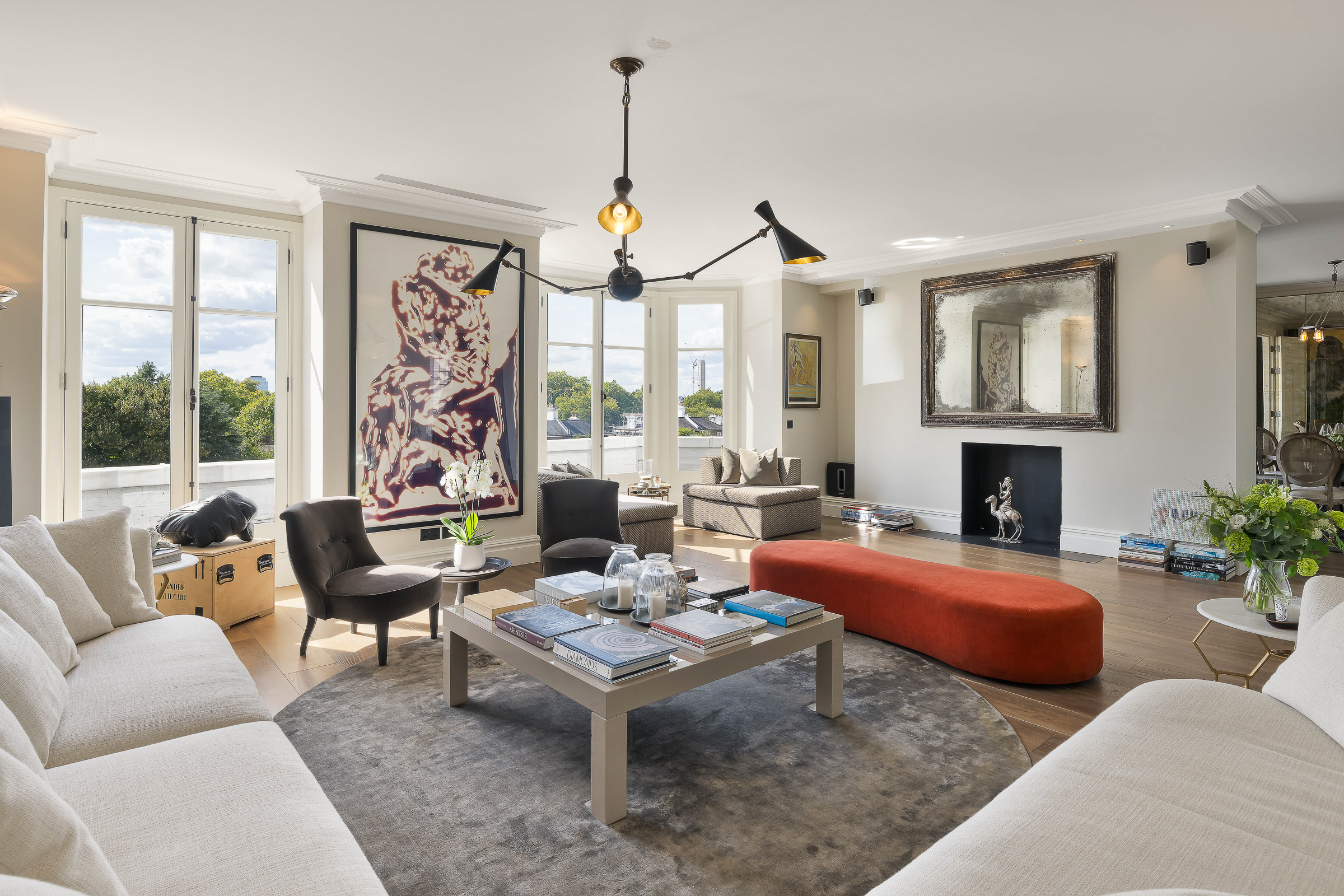 Chelsea Penthouse with Wide Westerly Views