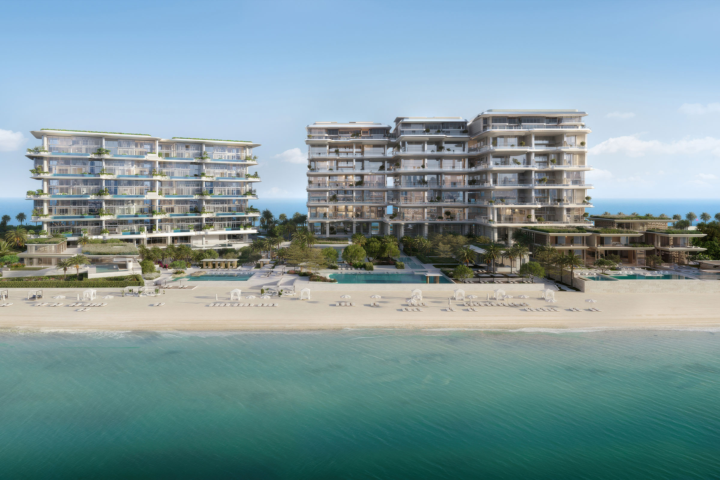 Exquisite 3-Bed Apartment on Palm with Sea Views