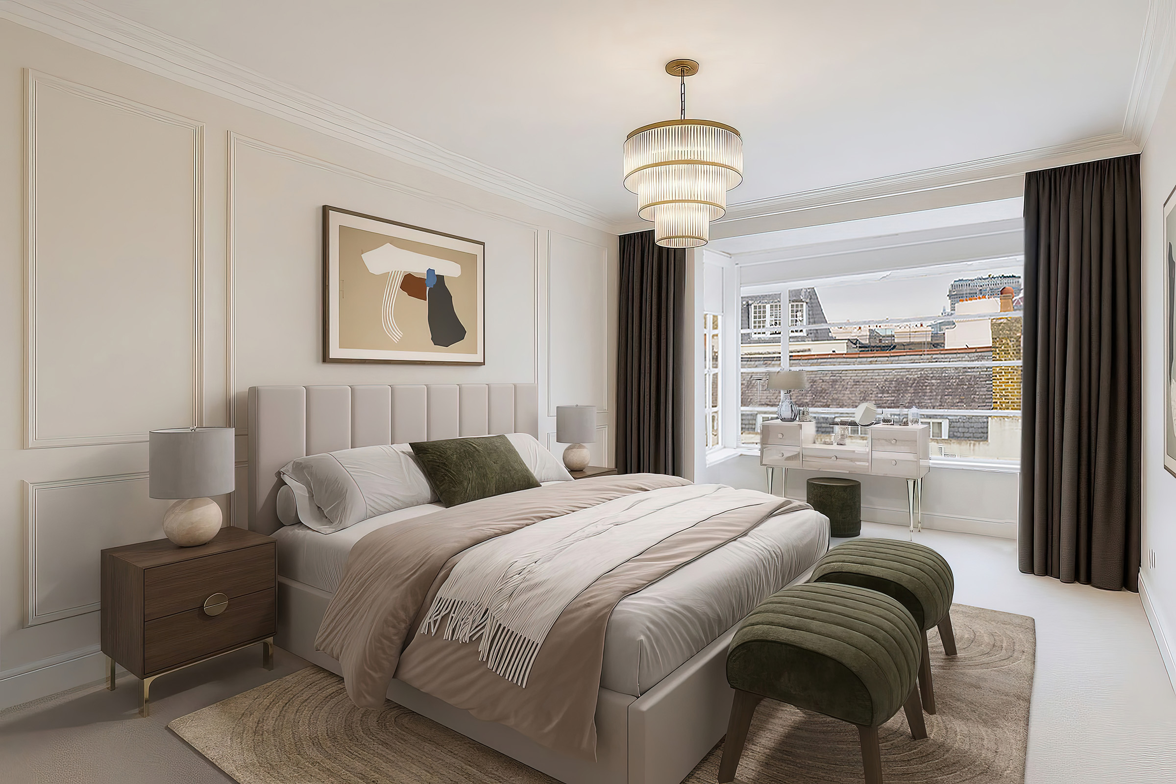 Bright Penthouse Apartment with direct lift access and parking