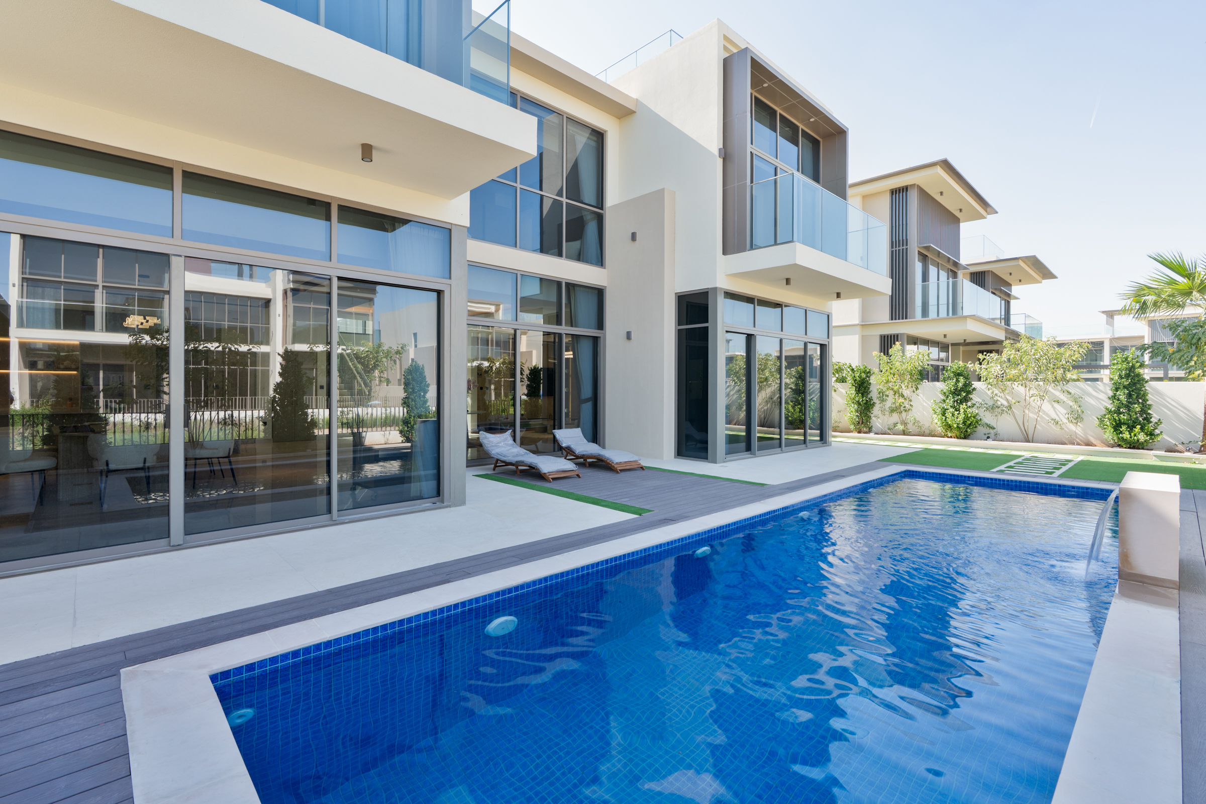 Vacant Furnished Villa with Pool and Greenbelt View