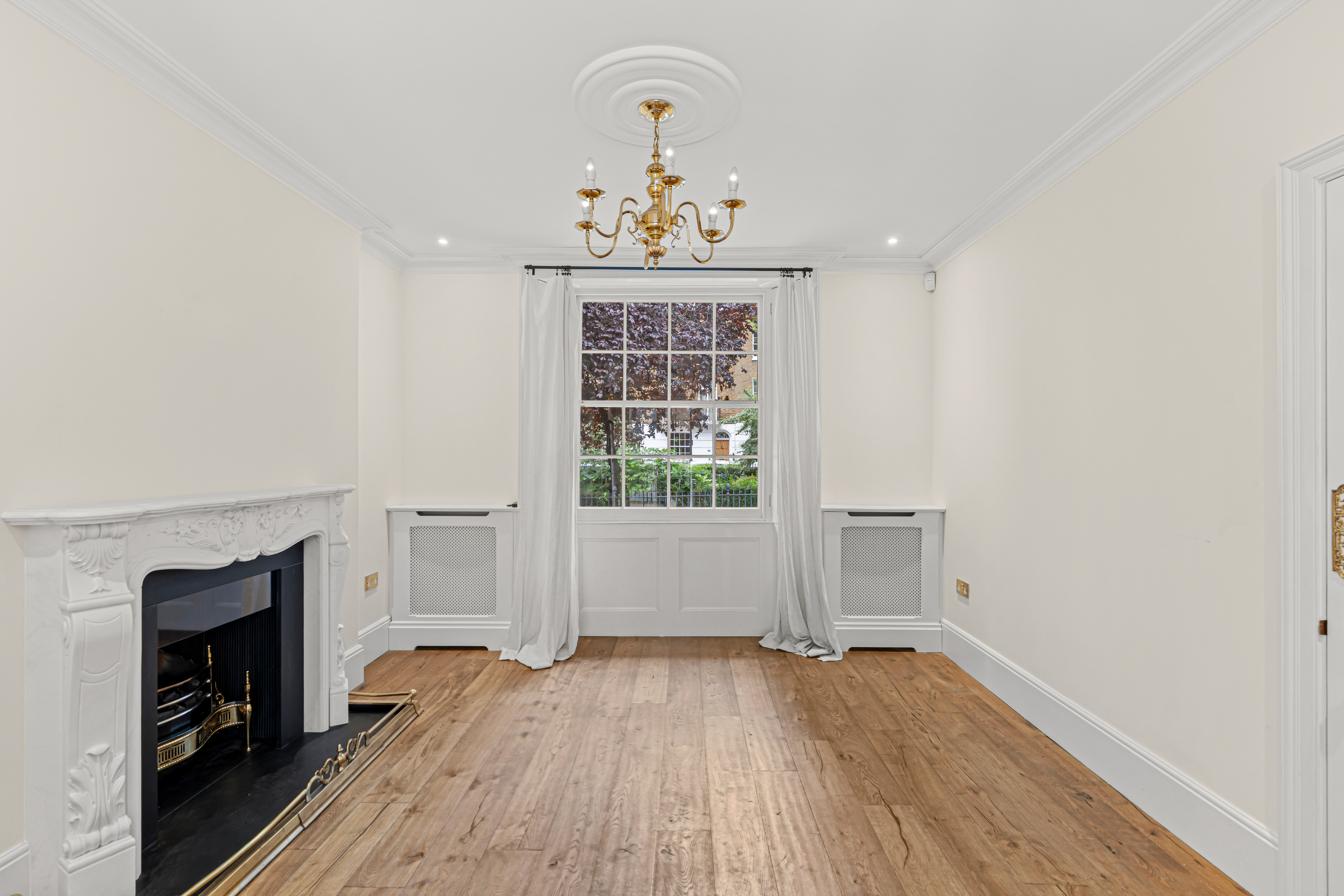 Five-Storey Knightsbridge Townhouse Overlooking a Leafy Garden Square