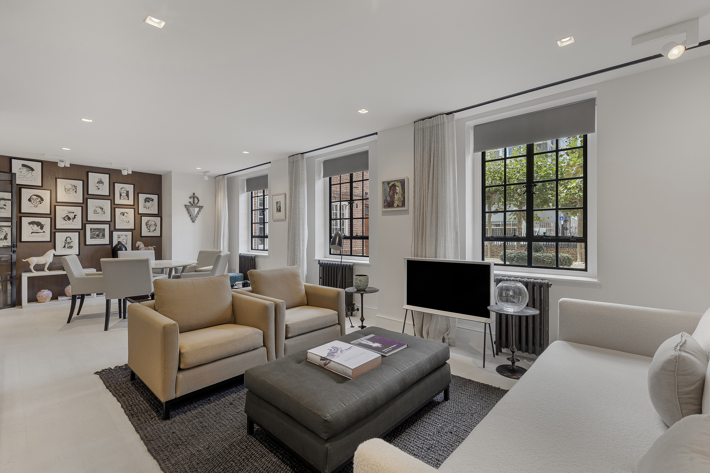 Four-Bedroom Duplex with Crittall Style in Chelsea’s Swan Court