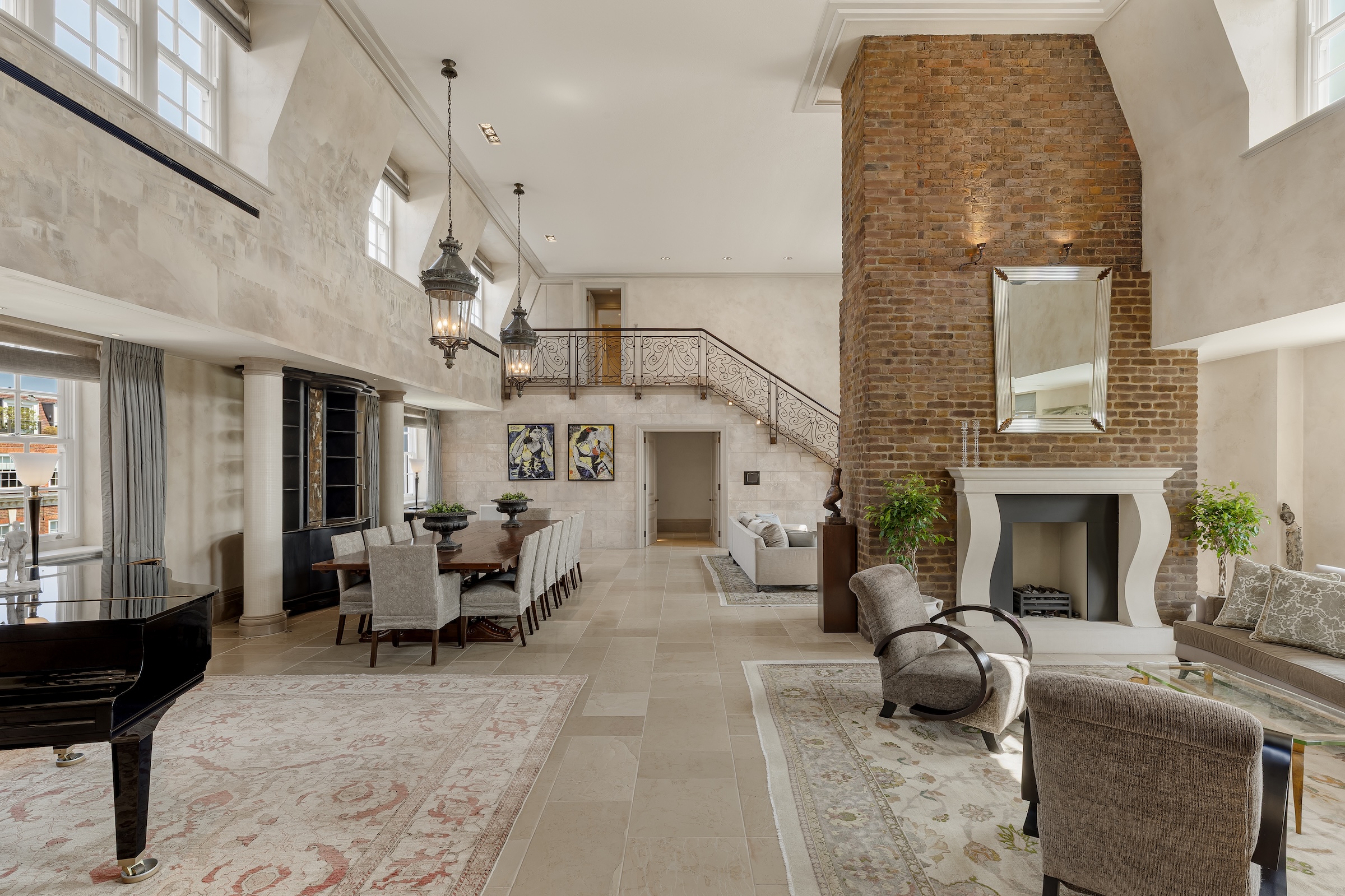 A unique, double-height, trophy apartment in Academy Gardens