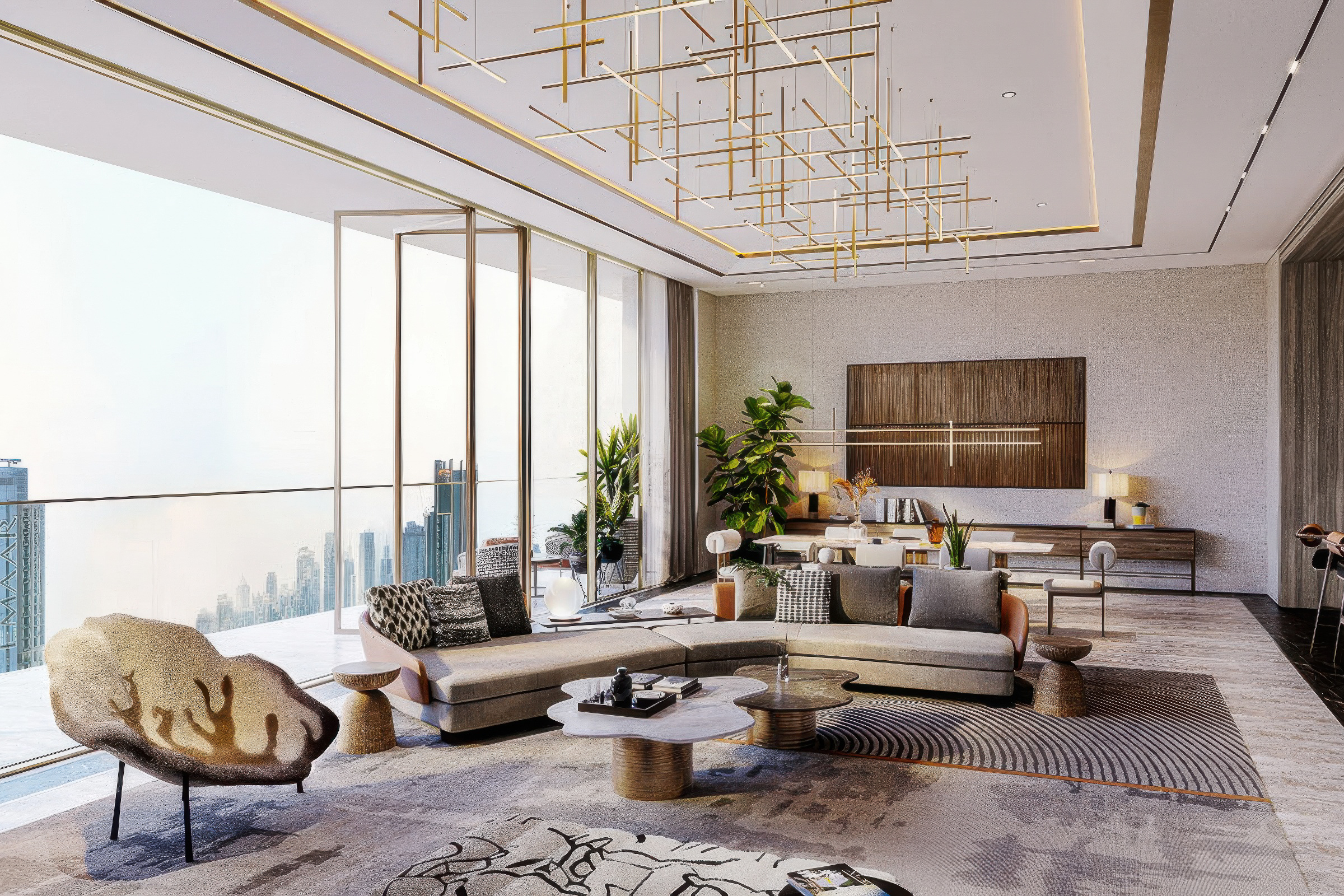 Impressive Half-Floor Penthouse in Downtown Dubai