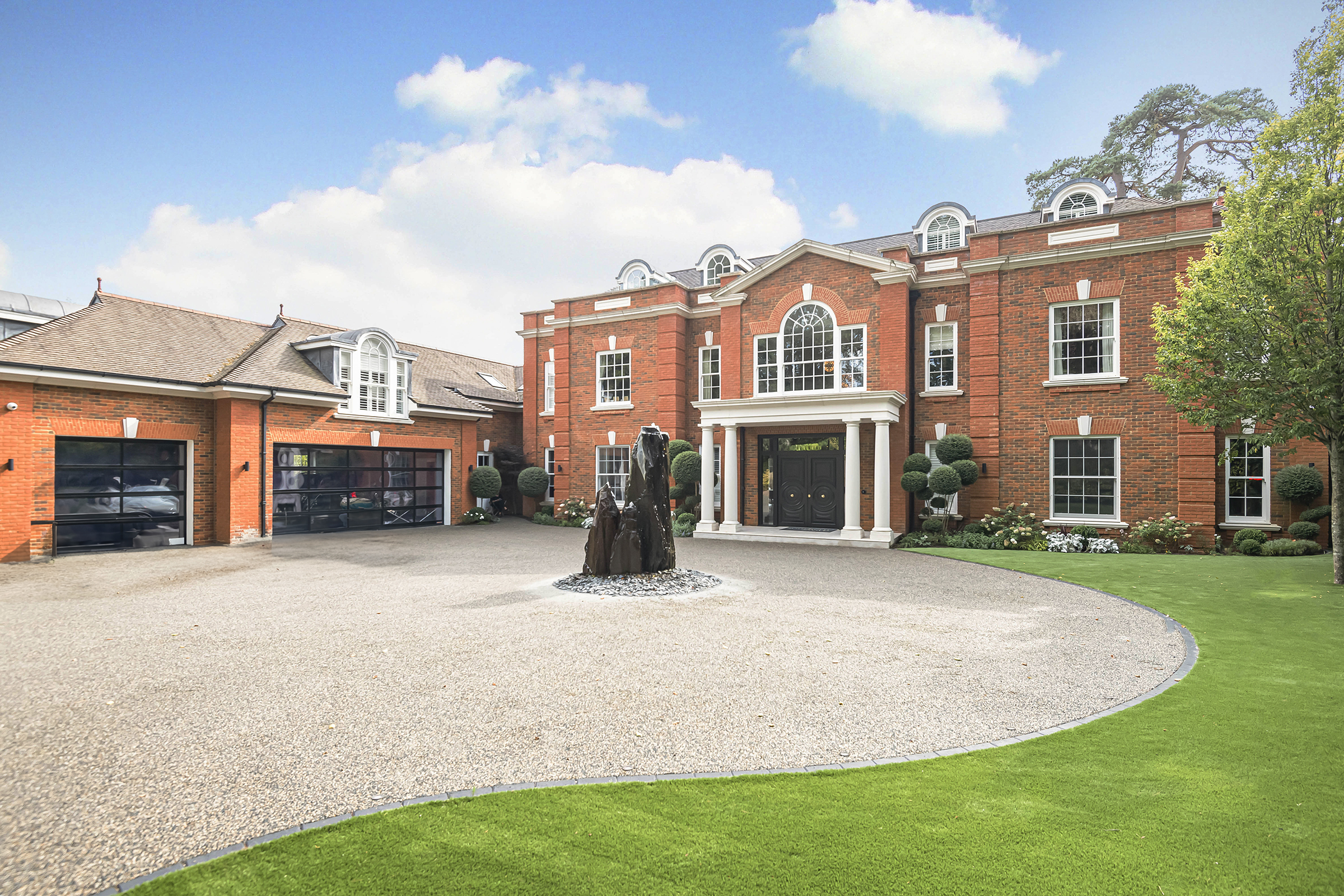 Luxury amenities and an abundance of space in this gated home