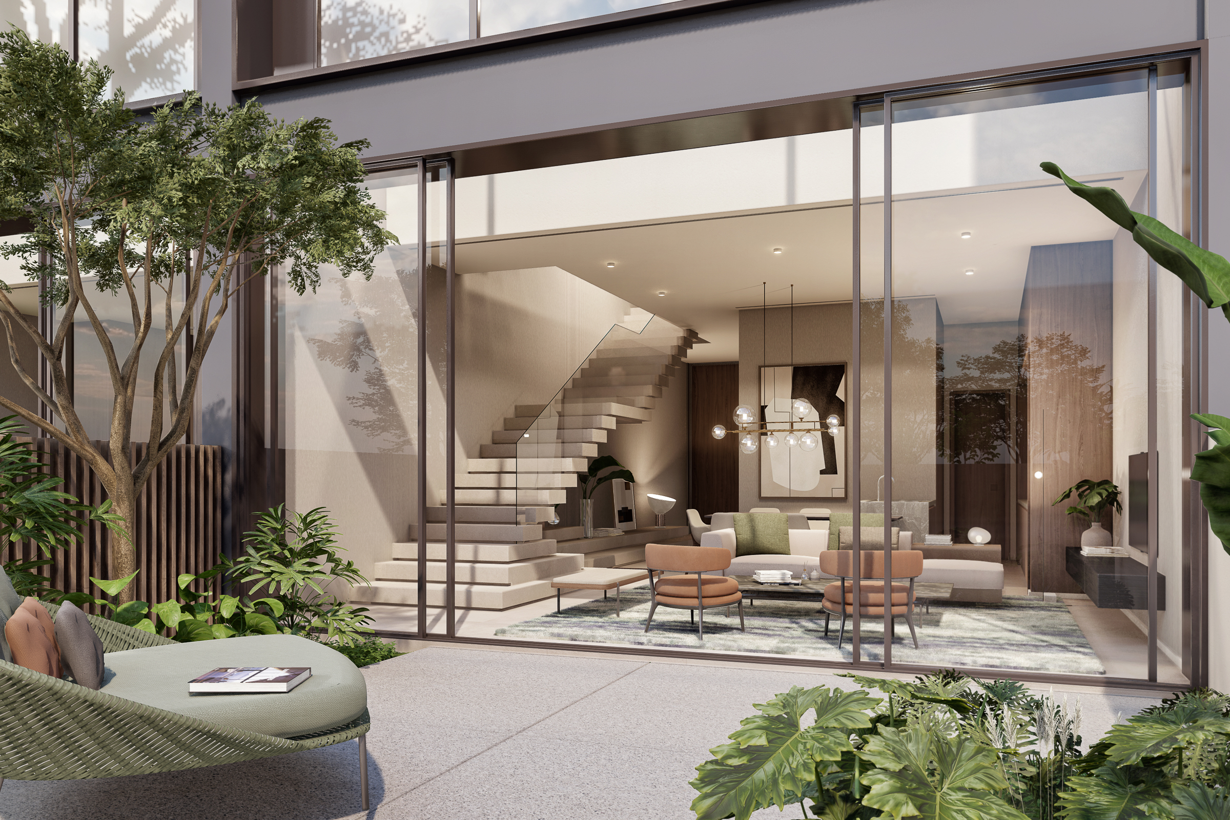 Modern Villa with Full Burj Khalifa View