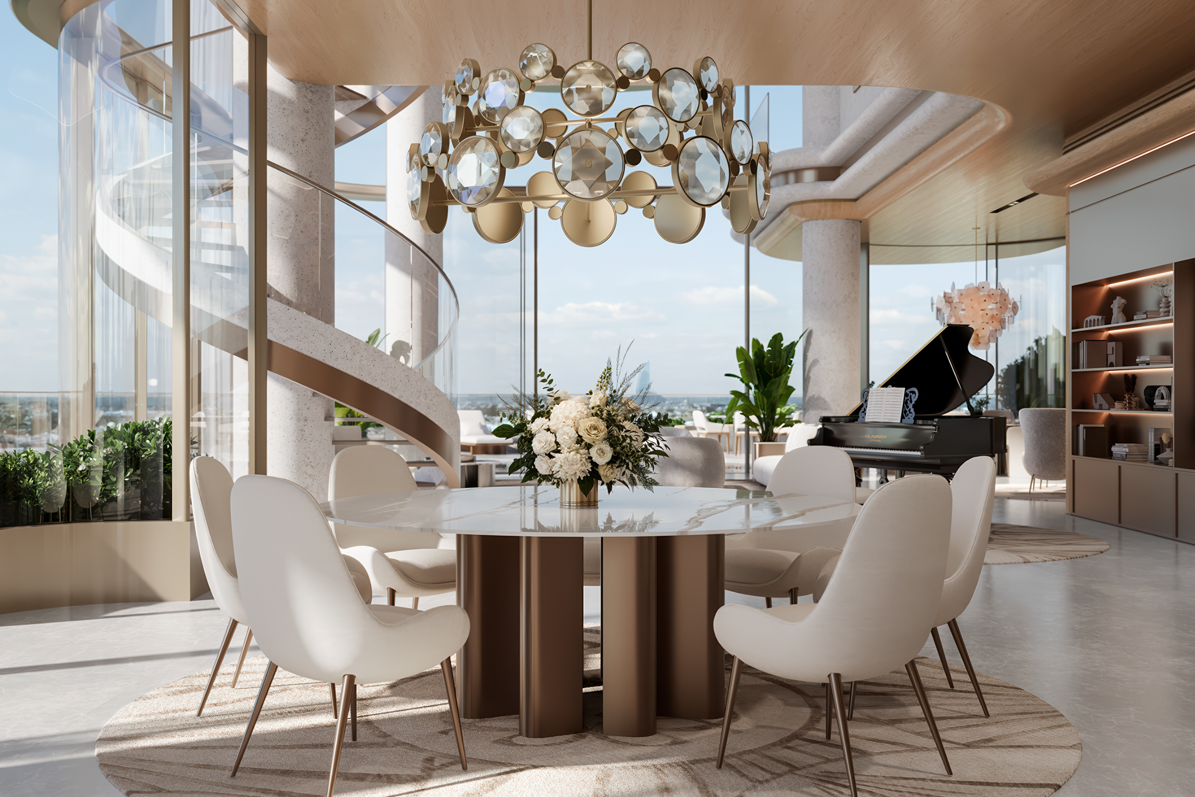 Stylish Duplex with Incredible City Views