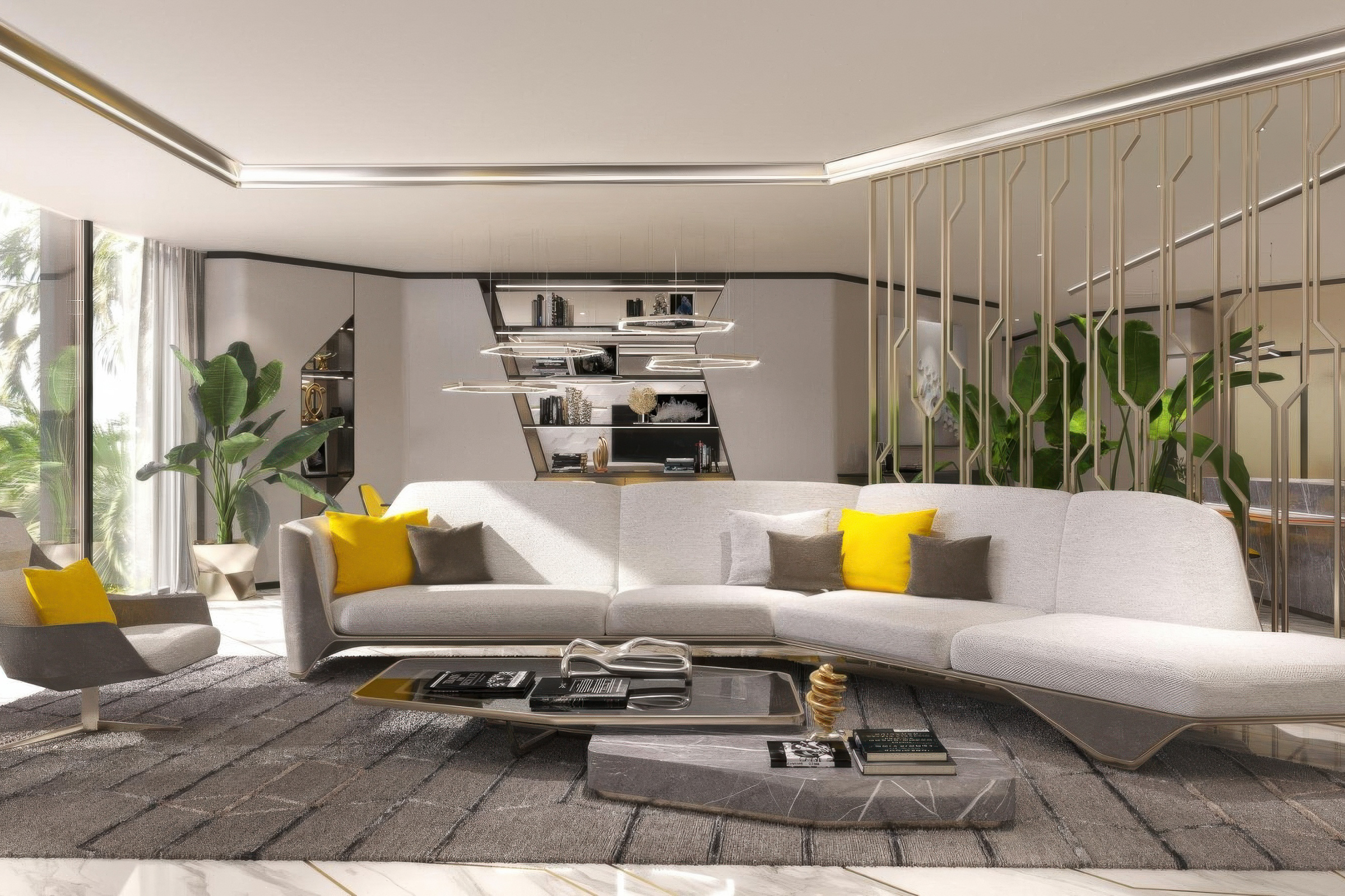 Dubai Hills Mansion with Majestic Interiors