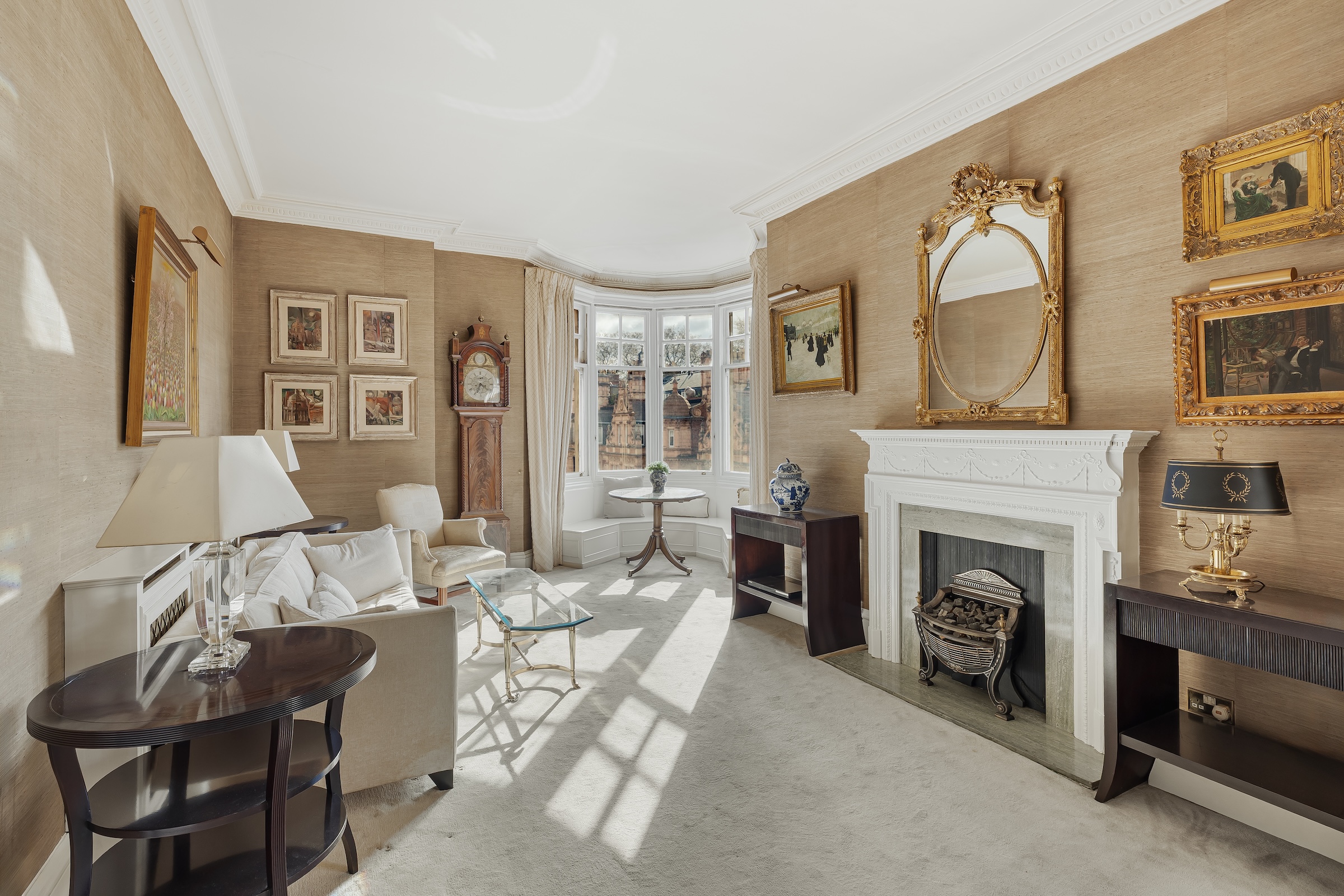 Three-bedroom apartment on Mayfair’s finest street